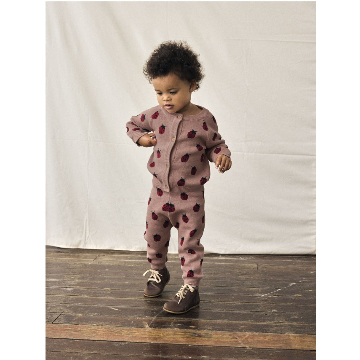 Lil'Atelier Misty Rose Lulio Strikk Cardigan Noos