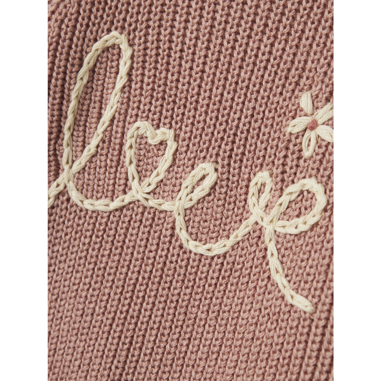 Lil'Atelier Misty Rose Emlen Emb Strikk