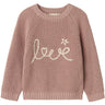 Lil'Atelier Misty Rose Emlen Emb Strikk