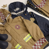 Mikk-Line Blue Nights Police Suspenders Rain Sett