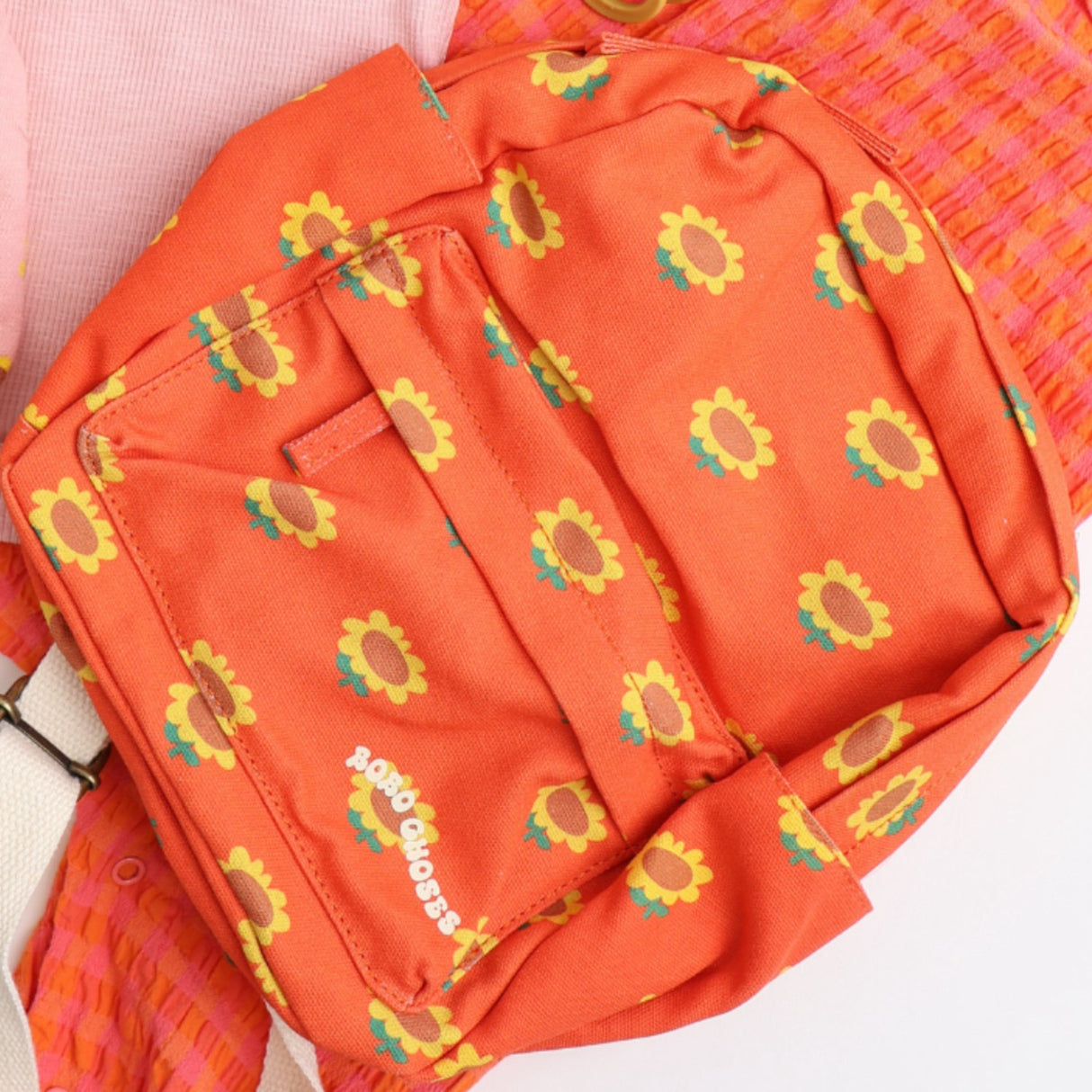 Bobo Choses Red Sunflower All Over Rygsekk