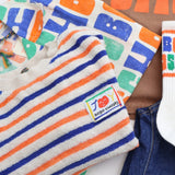 Bobo Choses Multicolor Striped Terry Cloth Collegegenser