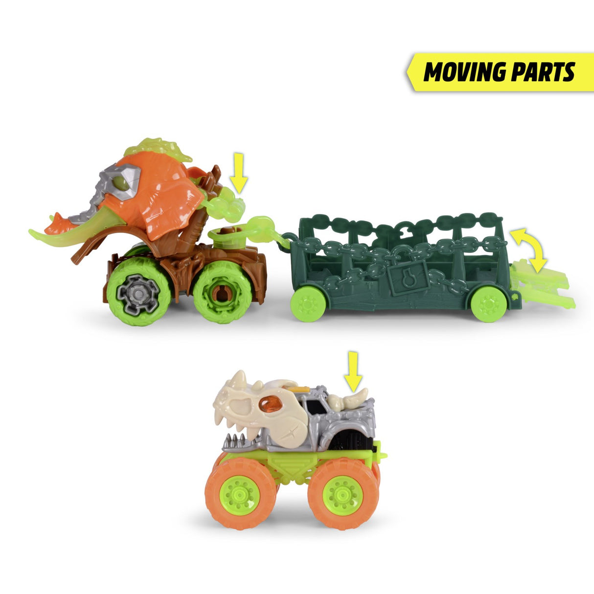 Dickie Toys Monster Ranger Dinosaur Bil Med Anhænger