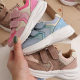 Bisgaard Blush Glitter Yuki Glitter Borrelås Sko