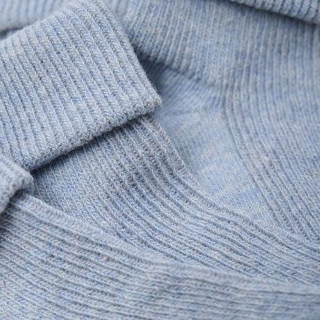 Minymo Winter Sky Baby Rib Strømpe Med Fold 2-Pakning