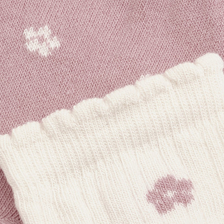 Minymo Ash Rose Strømper Med Lettuce Hem 2-Pakning