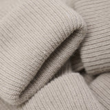 Minymo Light Taupe Baby Rib Strømpe Med Fold 2-Pakning