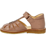 Angulus Clay/Clay Glittersandal med Dråpedetalj i Glitrende Glitter