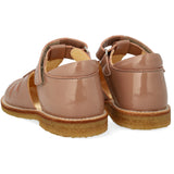 Angulus Clay/Clay Glittersandal med Dråpedetalj i Glitrende Glitter