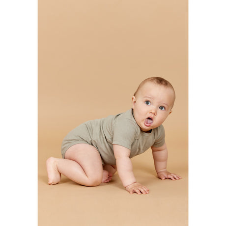 COPENHAGEN COLORS Lt. Grey Rib Jersey Kort Sleeve Body