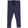 COPENHAGEN COLORS Navy Rib Jersey Leggings W. String