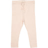 COPENHAGEN COLORS Soft Pink Rib Jersey Leggings W. String