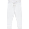 COPENHAGEN COLORS White Rib Jersey Leggings W. String