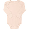 COPENHAGEN COLORS Soft Pink Rib Jersey Long Sleeve Body