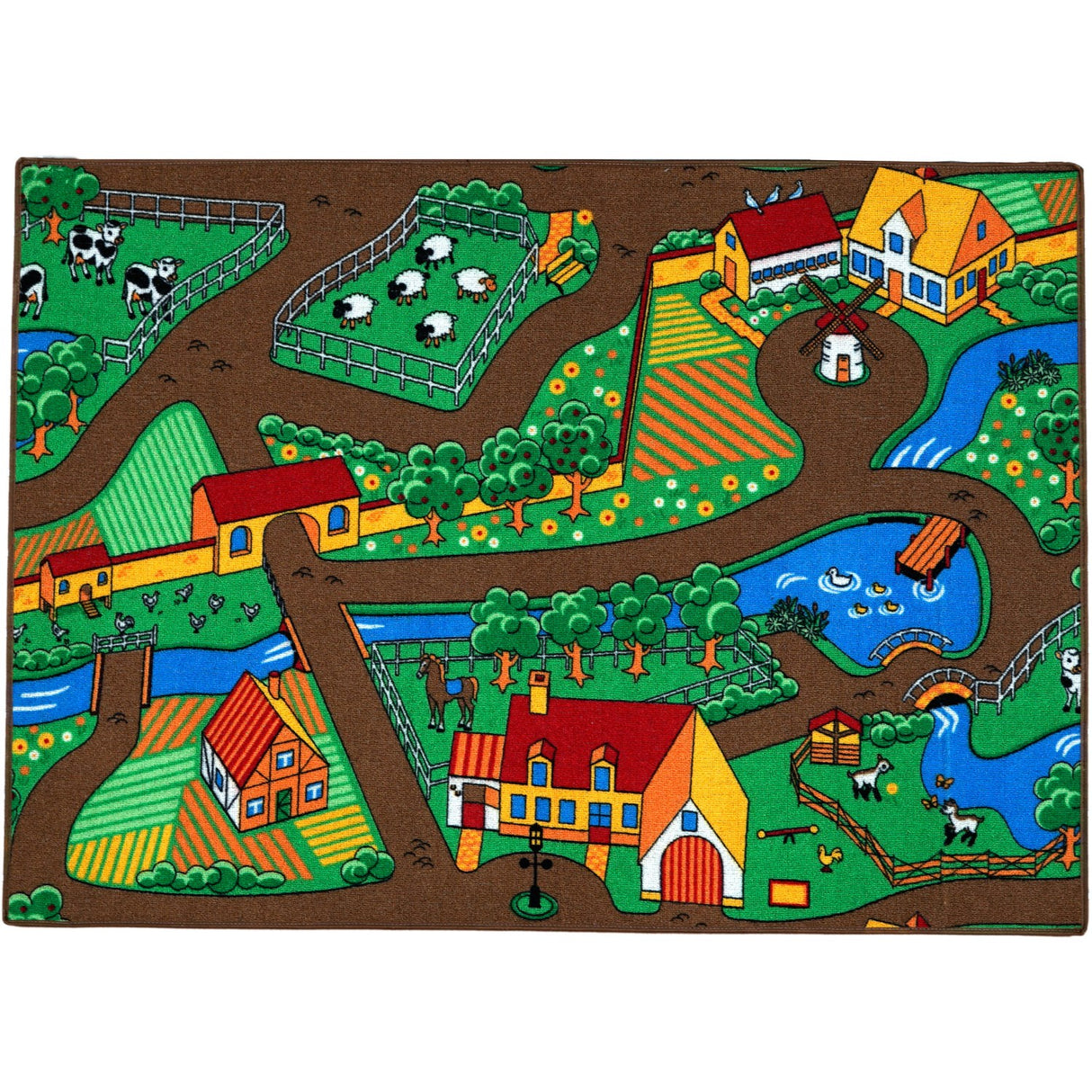 Rebel Roads Farm Life Teppe - 95 X 133 Cm