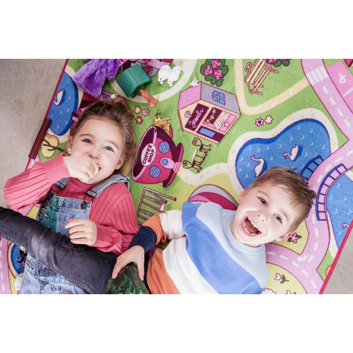 Rebel Roads Fairground Life Teppe - 95 X 133 Cm