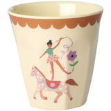 Rice Fun Fair Print Pink Melamine Kopper Small 6 Pakke