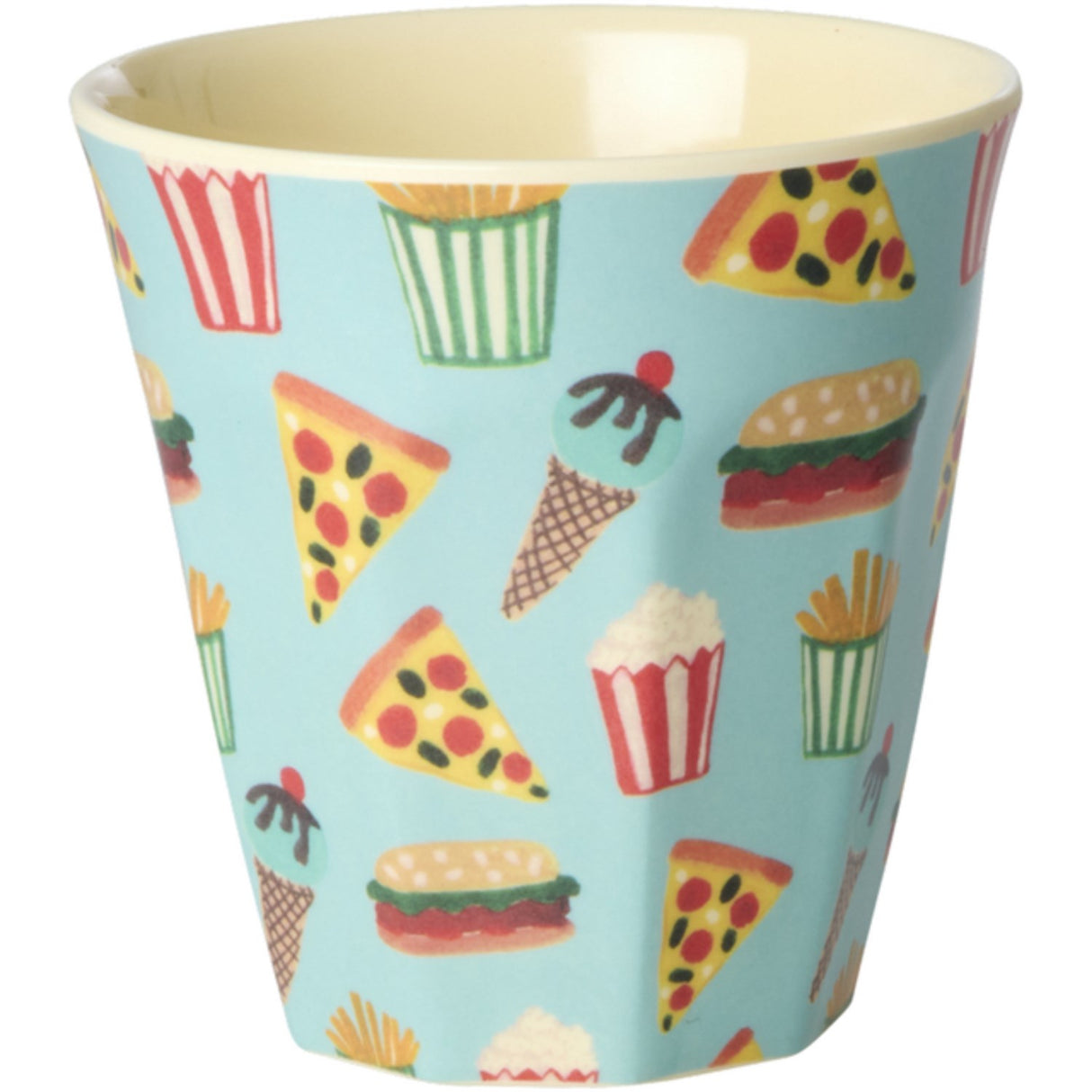 Rice Fun Fair Print Mint Melamine Kopper Small 6 Pakke