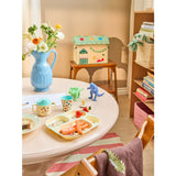 Rice Fun Fair Print Mint Melamine Kopper Small 6 Pakke