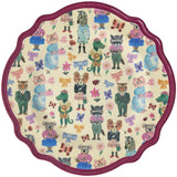 Rice Nathalie Lété Theme Bordeaux Melamine Vintage Middagstallerken