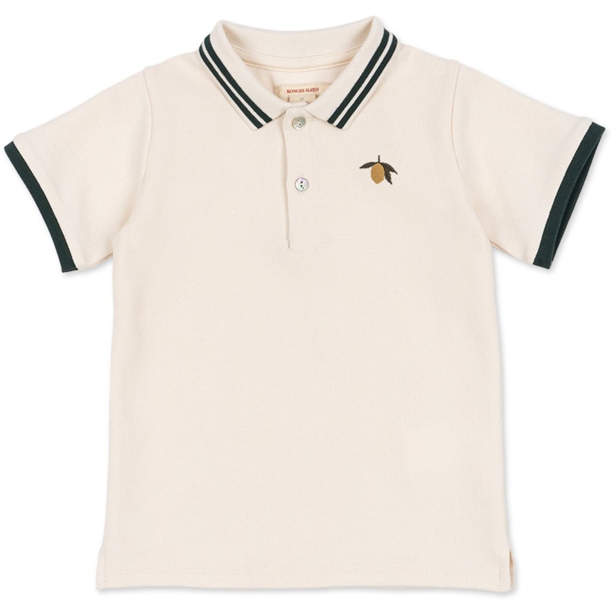 Konges Sløjd Antique White Florian Polo T-Skjorte Gots