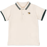 Konges Sløjd Antique White Florian Polo T-Skjorte Gots