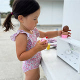 Petit Crabe Wiltshire Bud Badedrakt - Laget med Liberty© Stoff