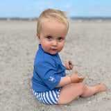 Petit Crabe Vertical Stripes Leo Swim Nappy