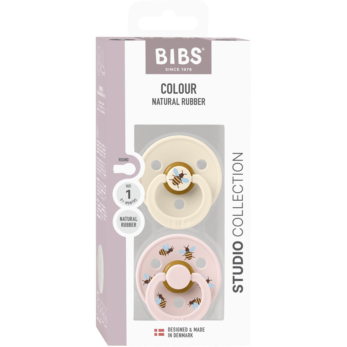 Bibs Ivory Mix Smokk Studio Colour Bumblebee Latex 2-Pakning