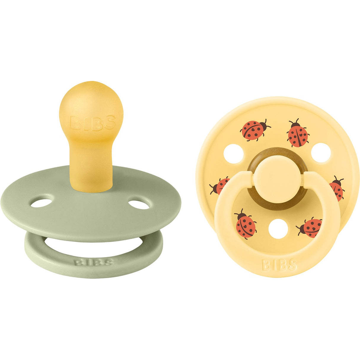 Bibs Sage Mix Smokk Studio Colour Ladybug Latex 2-Pakning