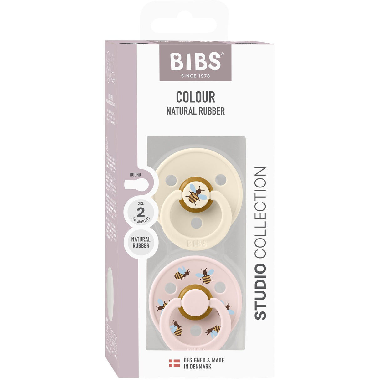 Bibs Ivory Mix Smokk Studio Colour Bumblebee Latex 2-Pakning