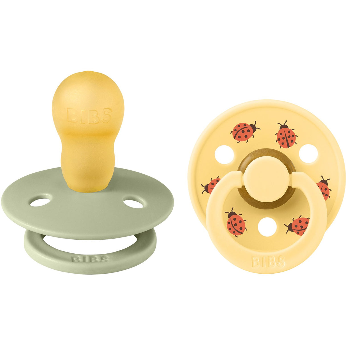 Bibs Sage Mix Smokk Studio Colour Ladybug Latex 2-Pakning