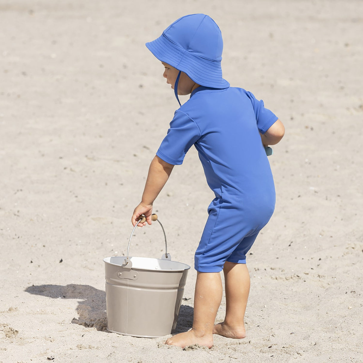 Petit Crabe Sapphire Noe Basic Sunsuit S/S