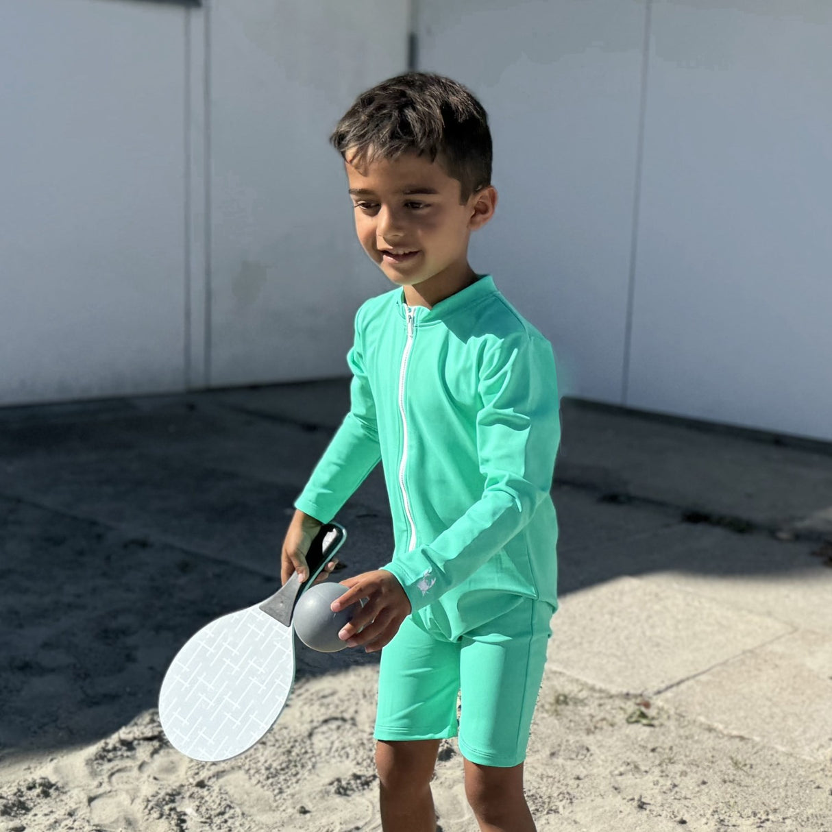 Petit Crabe Parrot Combi Sunsuit