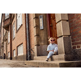 THE NEW Siblings X Luksusbaby Blue Fog Striped Ojo Skjorte