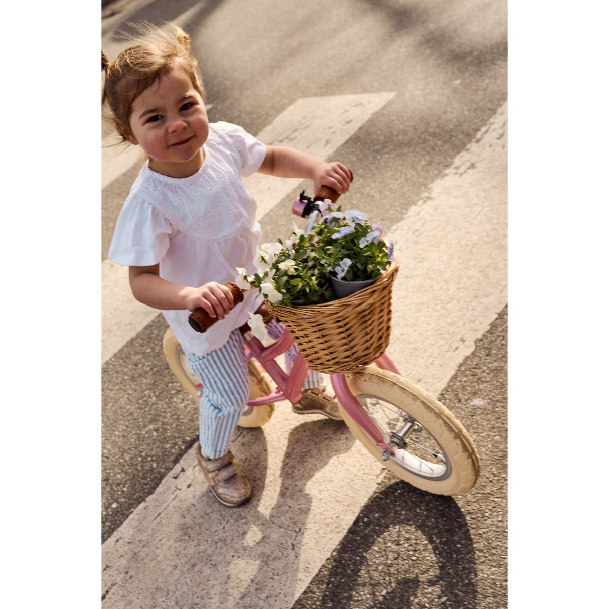 THE NEW Siblings X Luksusbaby Blue Fog Striped Ojo Bukser