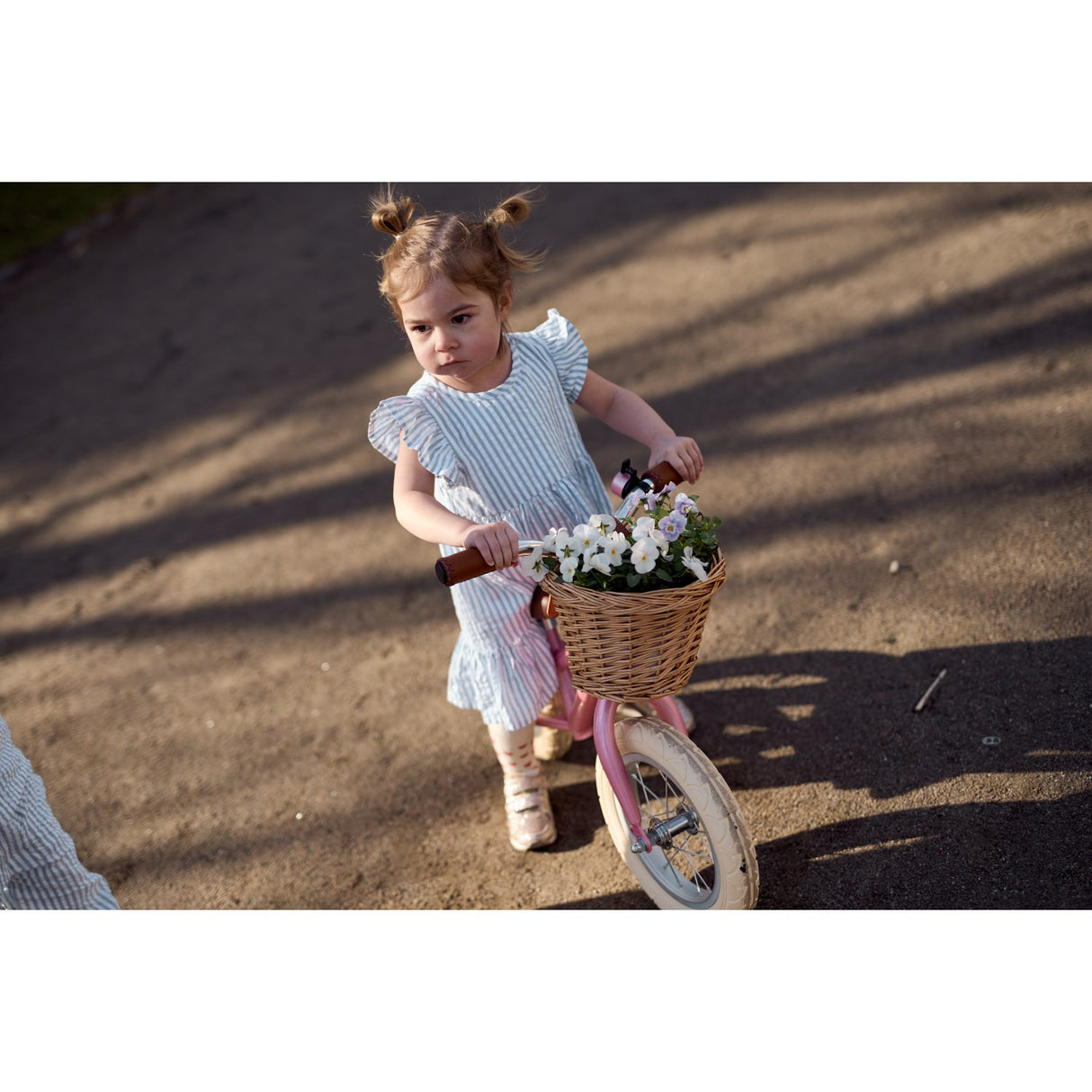 THE NEW Siblings X Luksusbaby Blue Fog Striped Ojo Skjorte