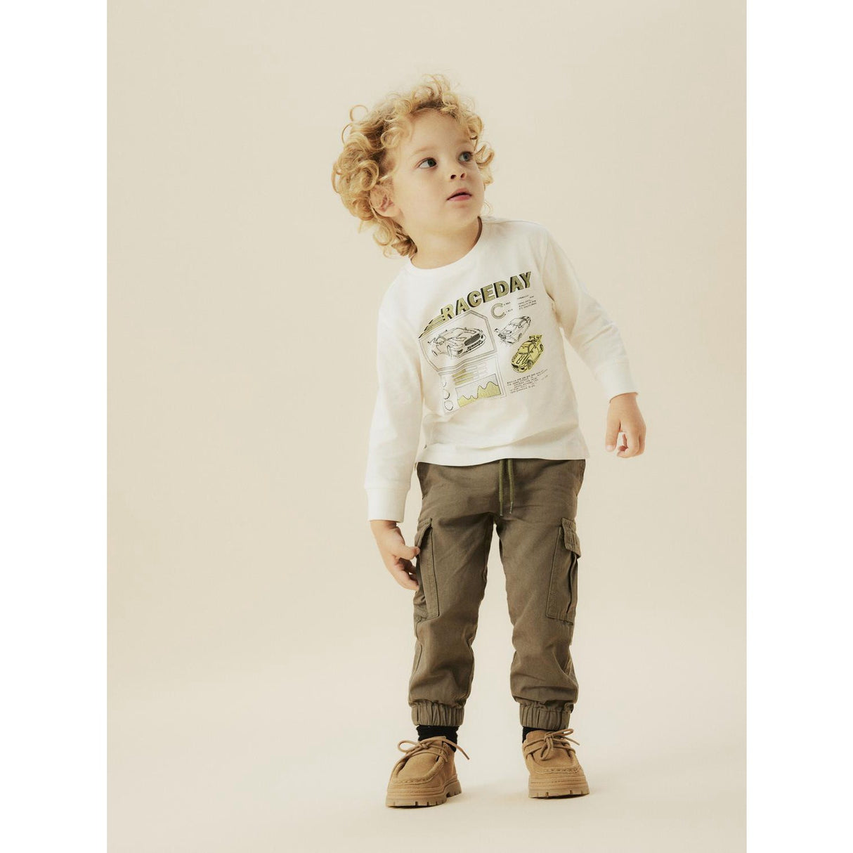 Name It Dusty Olive Nmmryan Twill Cargo Bukser R 5553-Va Tb