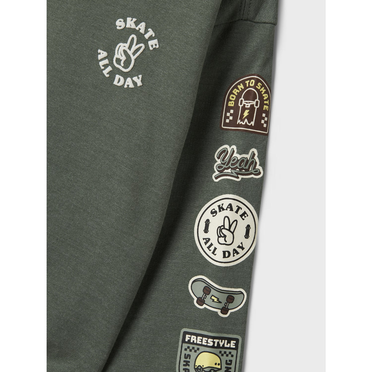 Name It Laurel Wreath Nmmolaf Ls Nreg Swe Bru Pb