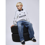 Name It Light Grey Melange Nkmkris Ls Nreg Polo