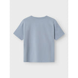 Name It Dusty Blue Nmmjudd Stitch Nreg Ss Topp Wdi