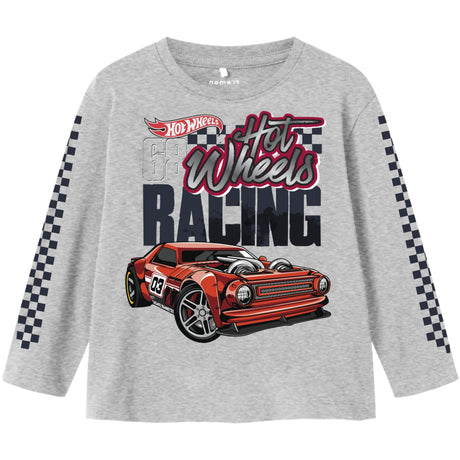 Name It Grey Melange Nmmjarl Hotwheels Nreg Ls Topp Box Sky