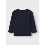 Name It Navy Blazer Nmmjewel Jurassic Nreg Ls Topp Noos Sky