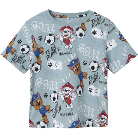 Name It Dusty Blue Nmmjubi Paw Nreg Ss Topp Cplg