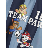 Name It Dusty Blue Nmmjakari Paw Nreg Poly Topp Cplg