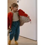 Fliink Pompeian Red Aop Kota Berry Jakke