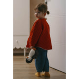 Fliink Pompeian Red Aop Kota Berry Jakke