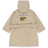 Konges Sløjd Lemon Terry Badekåpe Embroidery Gots