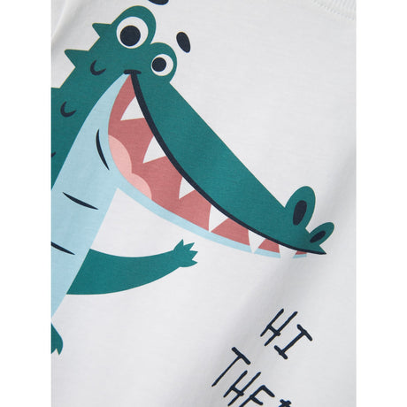 Name It Lucent White Nmmhelge Ss Nreg Topp Pb