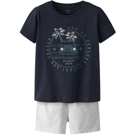 Name It Dark Sapphire Nmmjaspen Ss Shorts Sett Pb